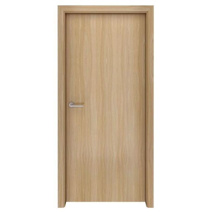 CBMmart Building Construction Design White Oak Plank Wood Shaker Solid Core Interior Door Prehung