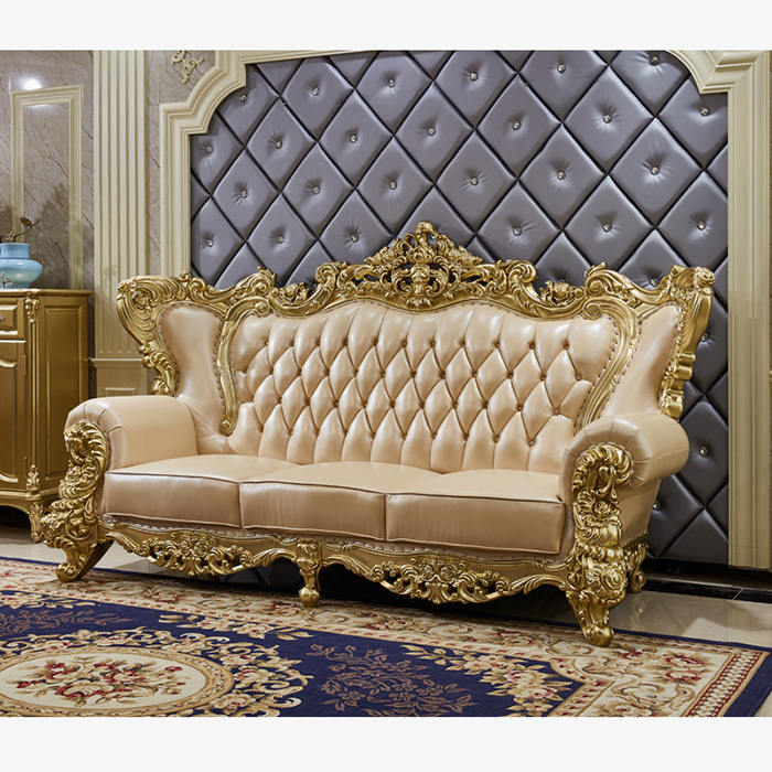 Factory Price European Antique Style Living Room Sofas Top Quality Sofa Set Furniture Living Room Furniture