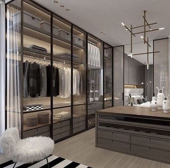 CBMmart Top quality New Modern Home Customized Wardrobe Design closet accessories for Dressing Room Walk in Closet