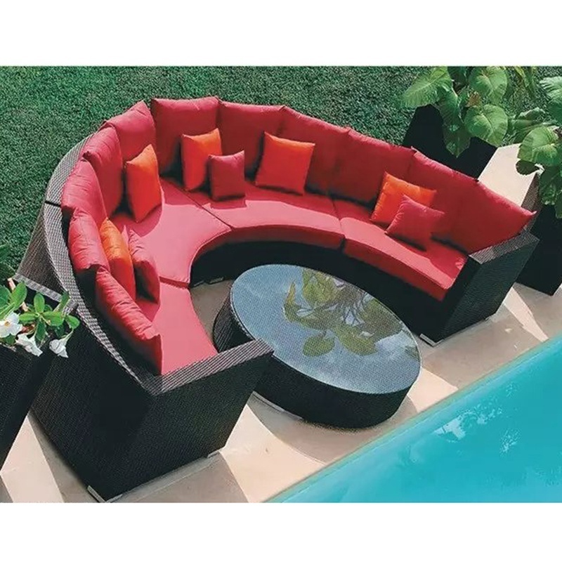 Better homes gardens black and white 7pc rattan red 7 patio set 5 piece outdoor blue wicker furniture