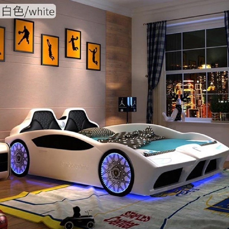 Hot sale Wooden race car bed for Kids,Children kids bedroom furniture