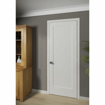 CBMmart Primed interior wood skin simple design for house prehung arched internal panel moulded doors