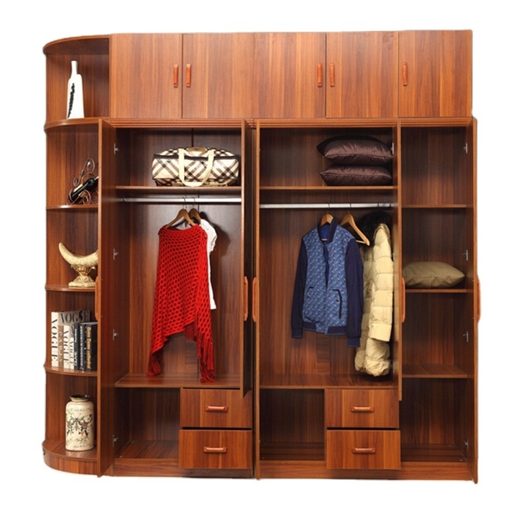 Direct factory price antique furniture solid wood wardrobe