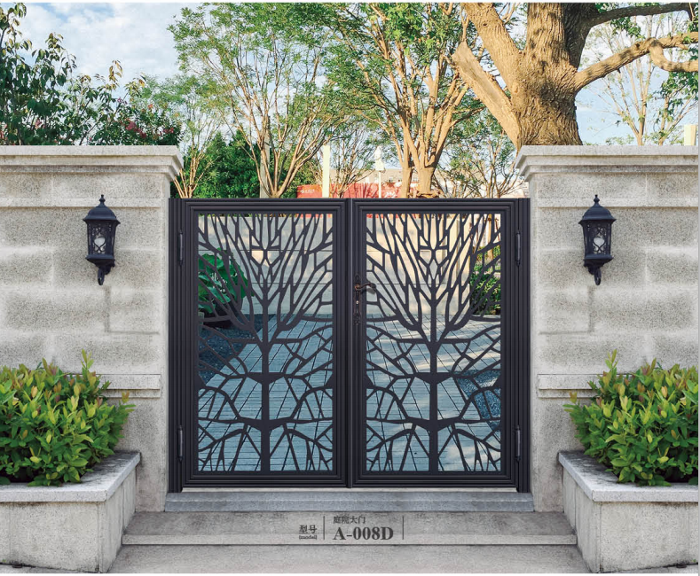 Garden Fencing Trellis Gates Courtyard Metal Garden Gates Decorative Aluminum Fence metal gate designs