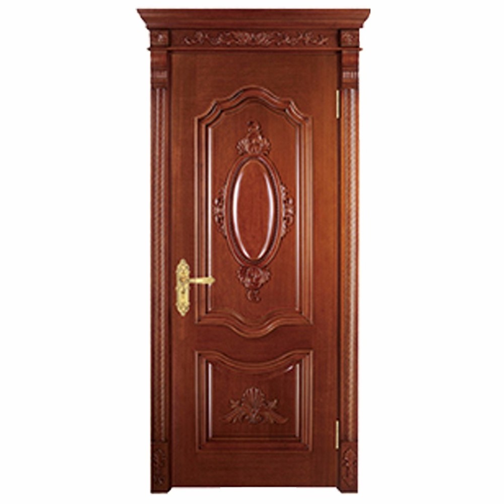 Latest luxury carved door design/solid wooden door