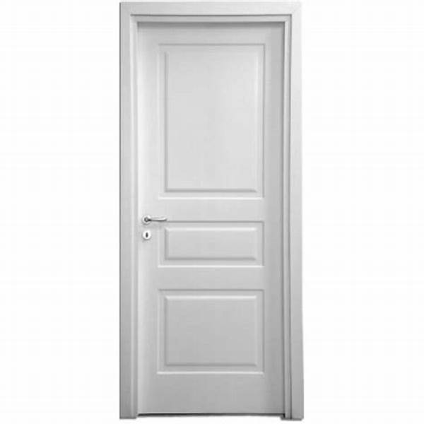 Standard white wooden frame frosted glass toilet door