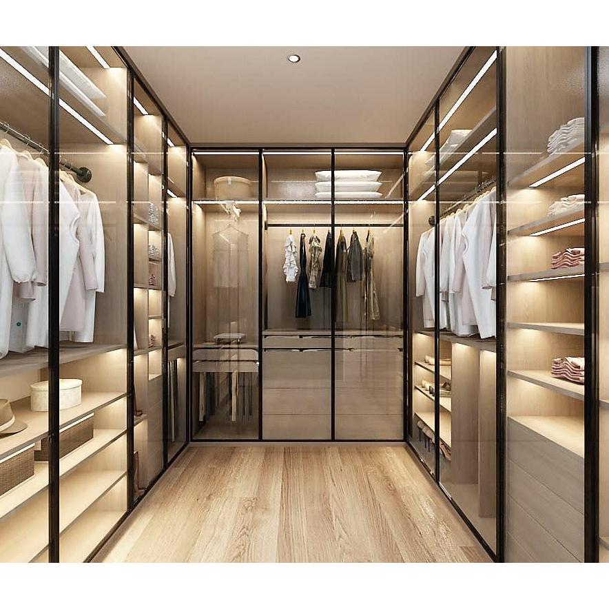 CBMmart Top quality New Modern Home Customized Wardrobe Design closet accessories for Dressing Room Walk in Closet