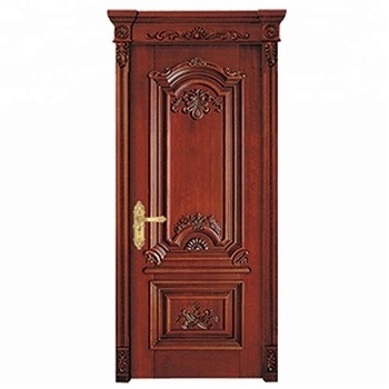 Latest luxury carved door design/solid wooden door