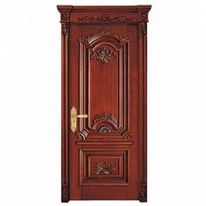 Latest luxury carved door design/solid wooden door