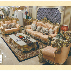 Antique royal luxury living room furniture living room sofas