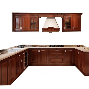 CBMMART Hot Selling Kitchen Cabinet Solid Wood Kitchen cabinet