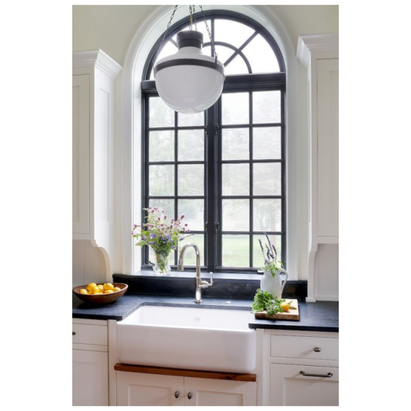 American Style Aluminium Wood Composite Frame Window Residential Double Safe Glass Crank Open Out Swing Window