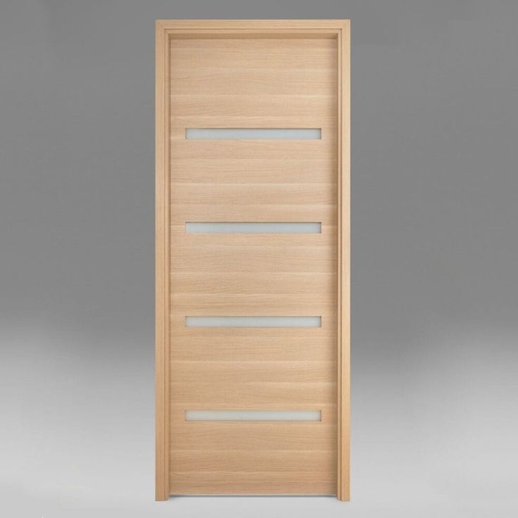 CBMmart white Oak Unfinished 2 Panel Wooden Swing Door Modern Wood Door Designs Wood Veneered Door Good Quality For Hotel