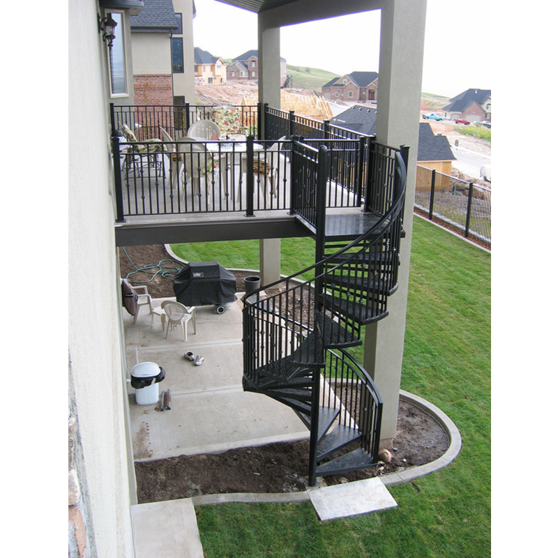 Outdoor Used Spiral Staircase Price/Modern Prefabricated Spiral Stair