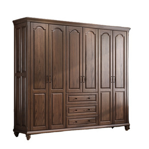 CBMmart Bedroom Furniture Factory Price Solid Wood Armoire Wardrobe for Bedroom