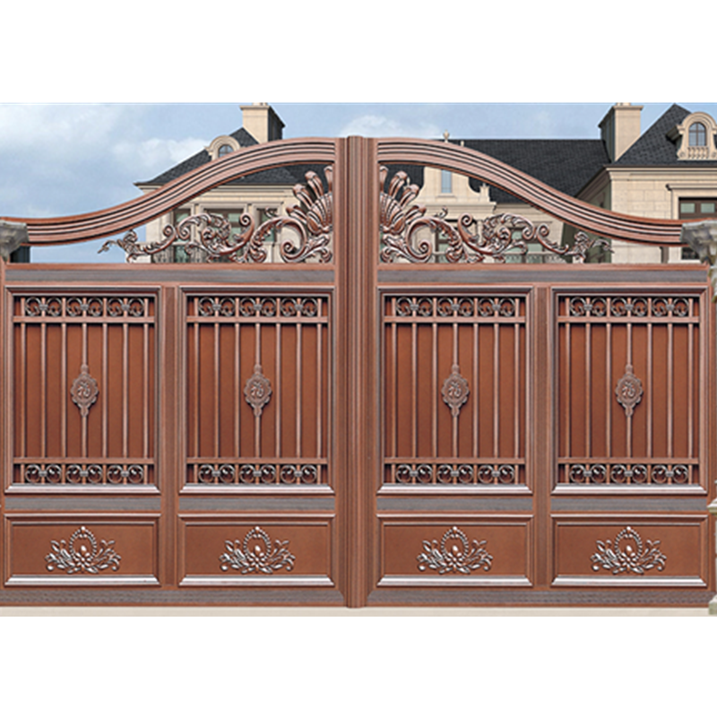 Metal gate aluminium rustproof gate courtyard door