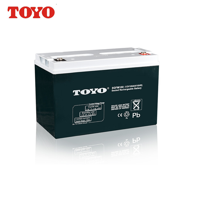 TOYO 32 years Sealed lead acid Batteries MF 12V100Ah AGM GEL Deep Cycle storage Solar Battery