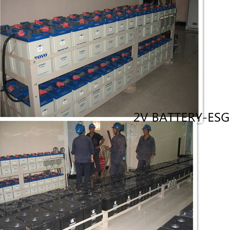 ESG Solar 2V 12v 24v 48v 1000ah 2000ah 3000Ah VRLA MF SLA AGM GEL Storage Lead Acid Battery