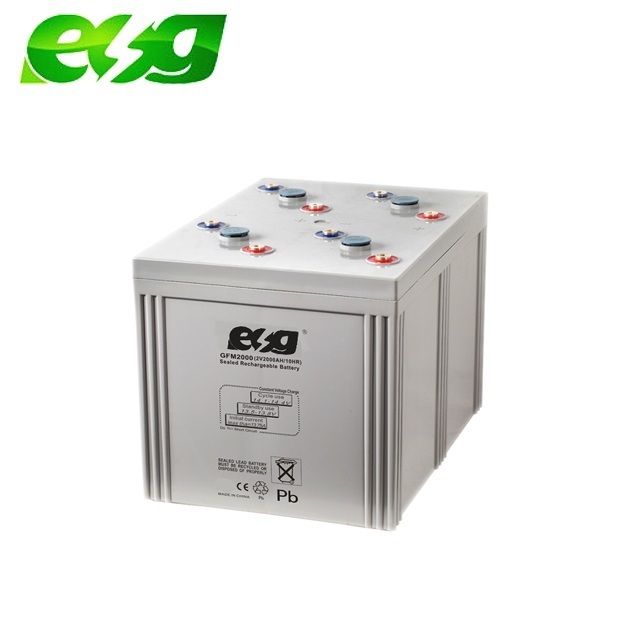 ESG Solar 2V 12v 24v 48v 1000ah 2000ah 3000Ah VRLA MF SLA AGM GEL Storage Lead Acid Battery