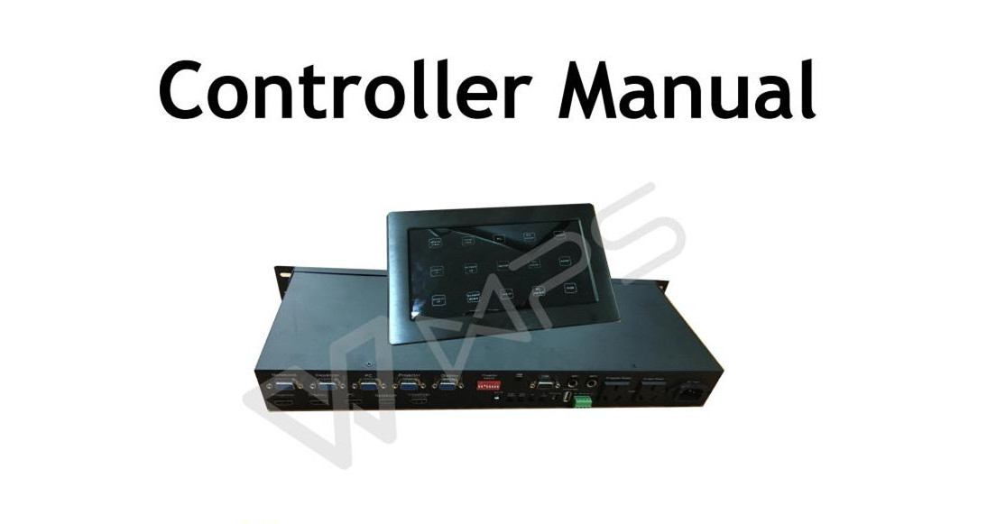 Multimedia controlling system for conference presentation Audio Visual SIGNAL central controller