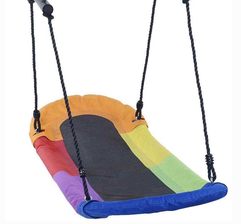 Fourstar Child Garden Swings Outdoor Patio Toy Swing Swings