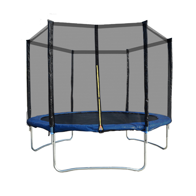 Fourstar 10FT Combination Bounce Safety Trampoline with Spring Mat Ladder Trampoline