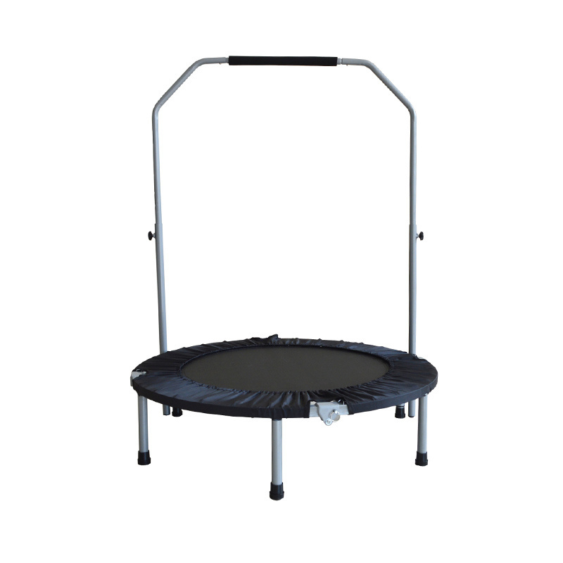 Mini 48''-2 Foldable Trampoline Gym Workout Equipment with Adjustable Stabilizer Bars