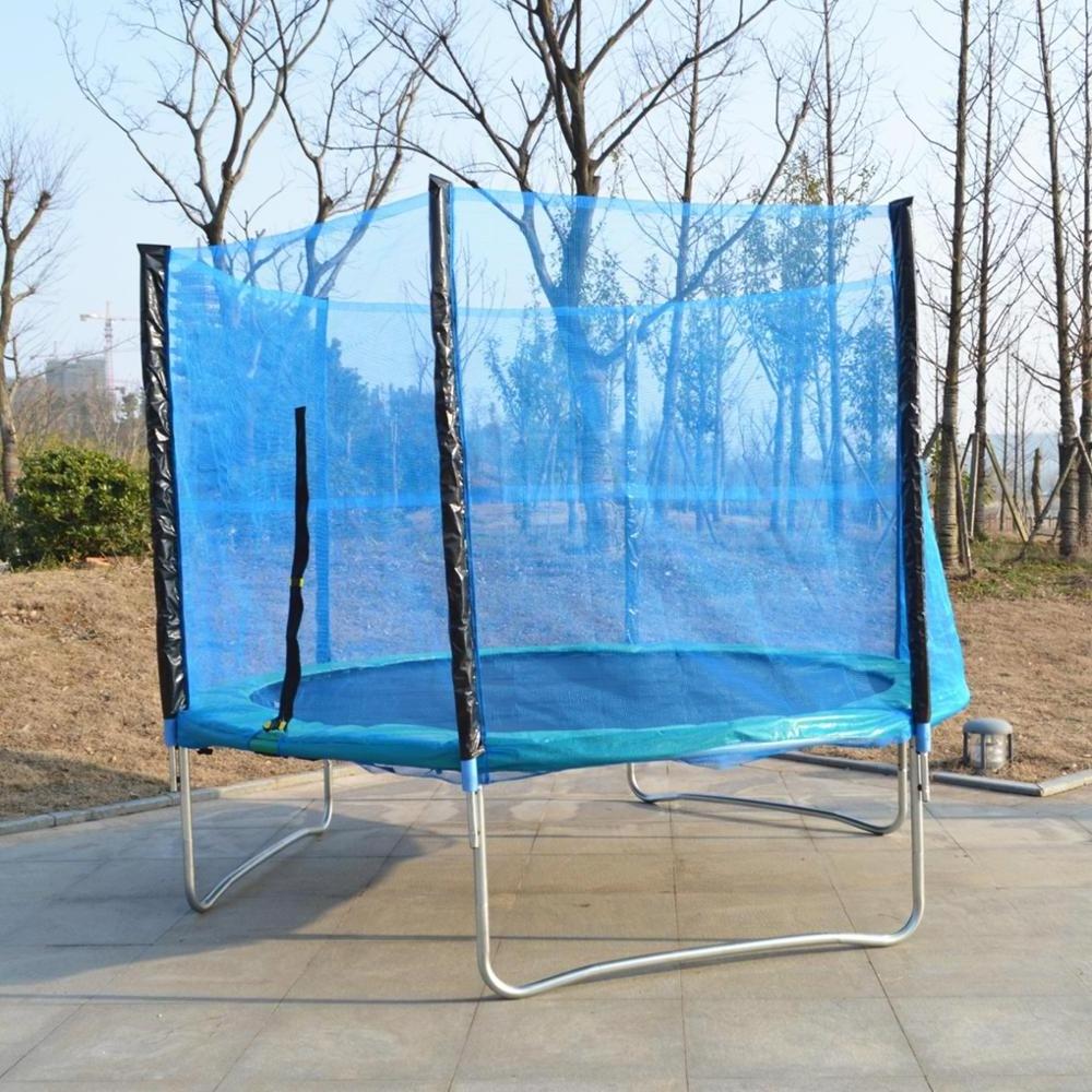 outdoor garden jumping playground trampoline with safety net