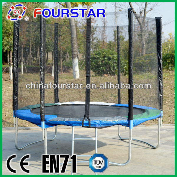 Big Garden Round Outdoor Trampoline with Enclosure Safety Net for Sale Cheap 6ft 8ft 10ft 12ft 14ft 15ft 16ft Gel Unisex Steel