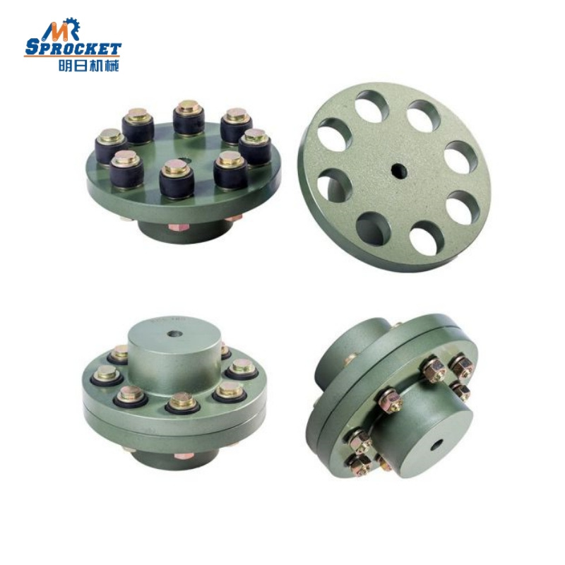 Cast Iron Flexible Pin Coupling with Screws Elastic Sleeve Pin Coupling FCL160  FCL180 FCL200