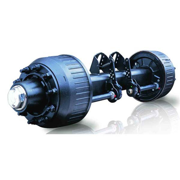 High Quality Trailer Wheels Trailer steering axle Square Tube Rear Trailer Tridem Axles German Type Axle