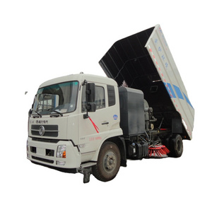 12 cbm vacuum small sand suction truck , vacuum cement powder suction truck, road sweeping truck for dust cleaning