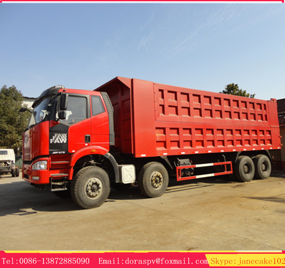 FAW 8X4 heavy duty 60 ton heavy dump truck