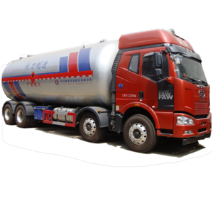 chinese  8x4 Jiefang bulk lpg cooking gas delivery tanker truck 18 ton