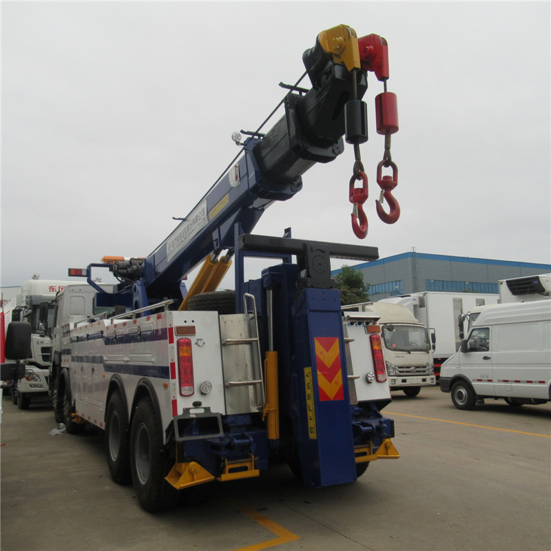 Brand new sinotruck howo 360 degree  40tons 50ton lifting 75 ton 80 ton heavy duty rotator wrecker tow trucks for sale