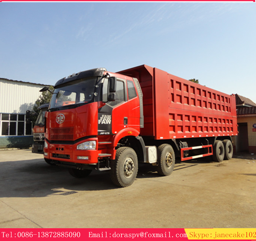 FAW 8X4 heavy duty 60 ton heavy dump truck