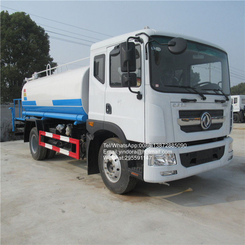 High quality 10,000litres 12000litres water tanker  water bowser with pump