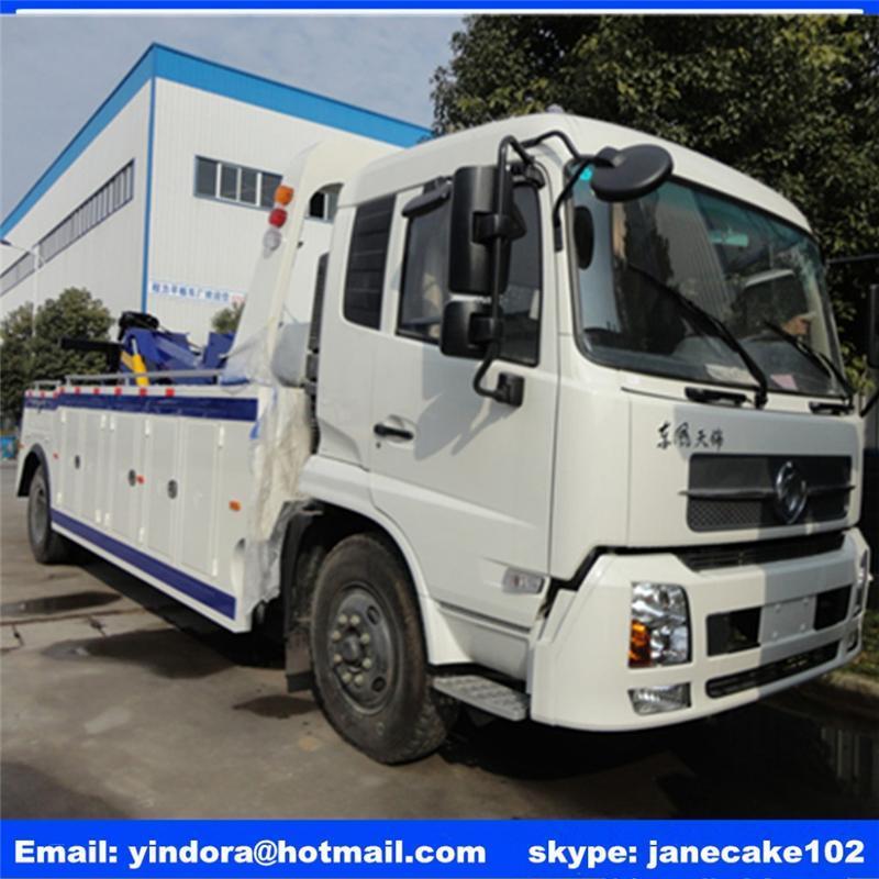 Dongfeng 4*2 13 ton rotator wrecker wheel lift