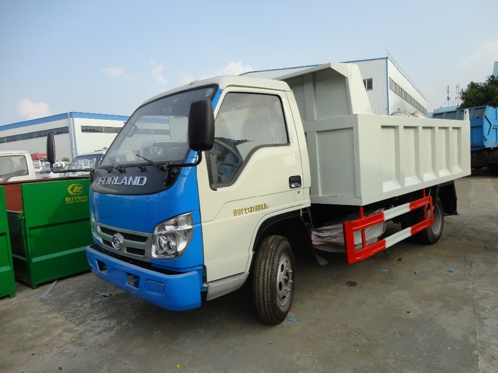 Foton forland mini 6 wheel drive 4x2 small trucks 3 ton dump truck for sale