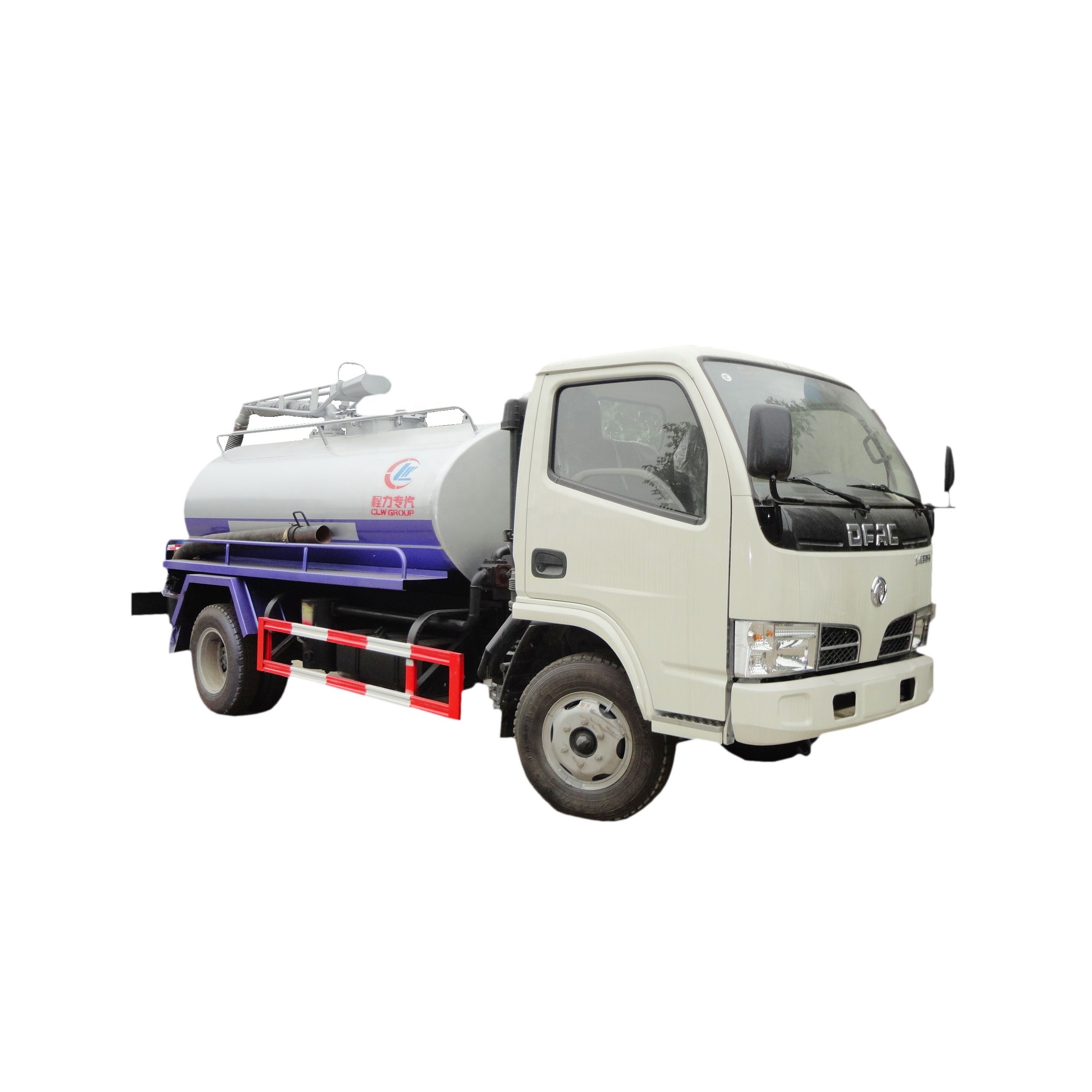 Dongfeng 6 wheeler 3000l 2000l 4000l 4m3 3m3 mini vaccum fecal suction mobile toilet guly bowser septic tank pumping trucks sale