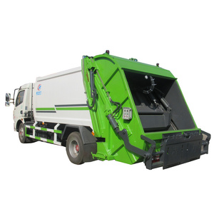 Bottom price dongfeng 3 ton waste bin mini 4cbm container garbage 5cubic meters mini vertical trash compactor truck