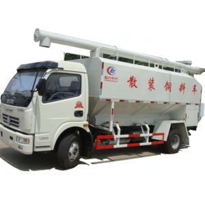 cheapest dongfeng LHD 12m3 livestock bulk feed delivery tanker truck for sale