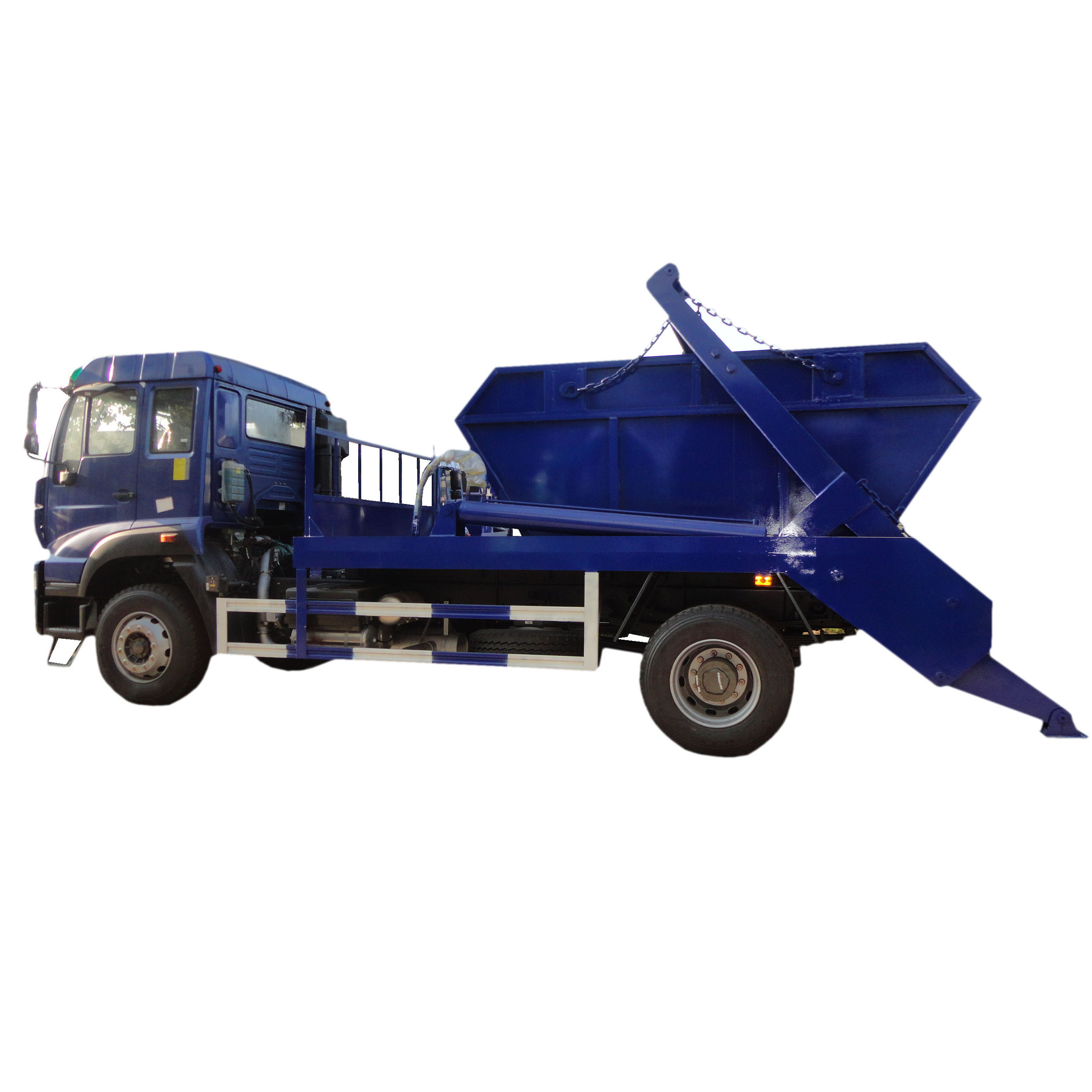 New 2019 sinotruk howo hydraulic garbage truck with tank carrier sinotruk silo loading heavy skip loader 12 ton