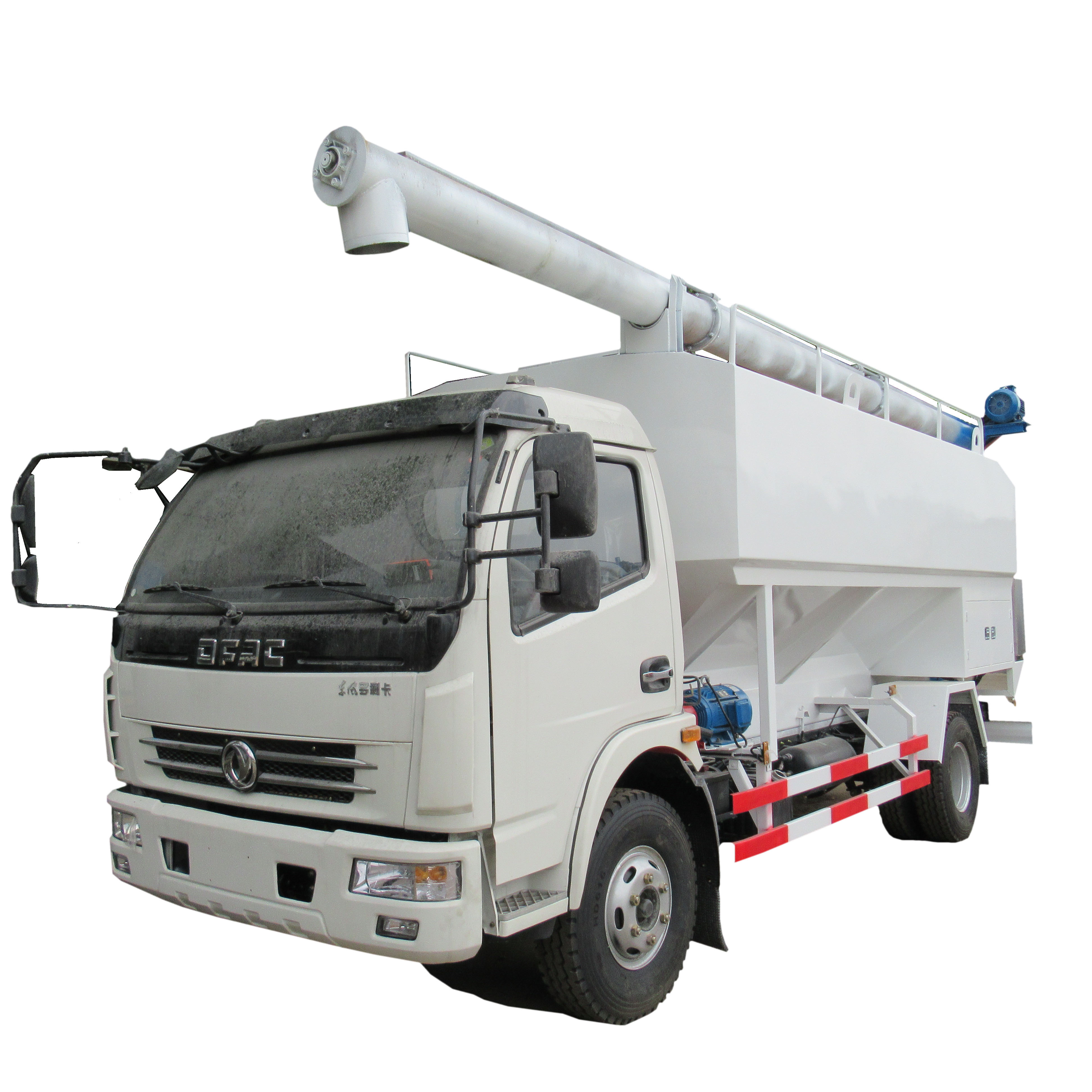 Dongfeng 4*2 6 wheeler 15 cubic meters animal food poultry bulk transportation chicken feed truck