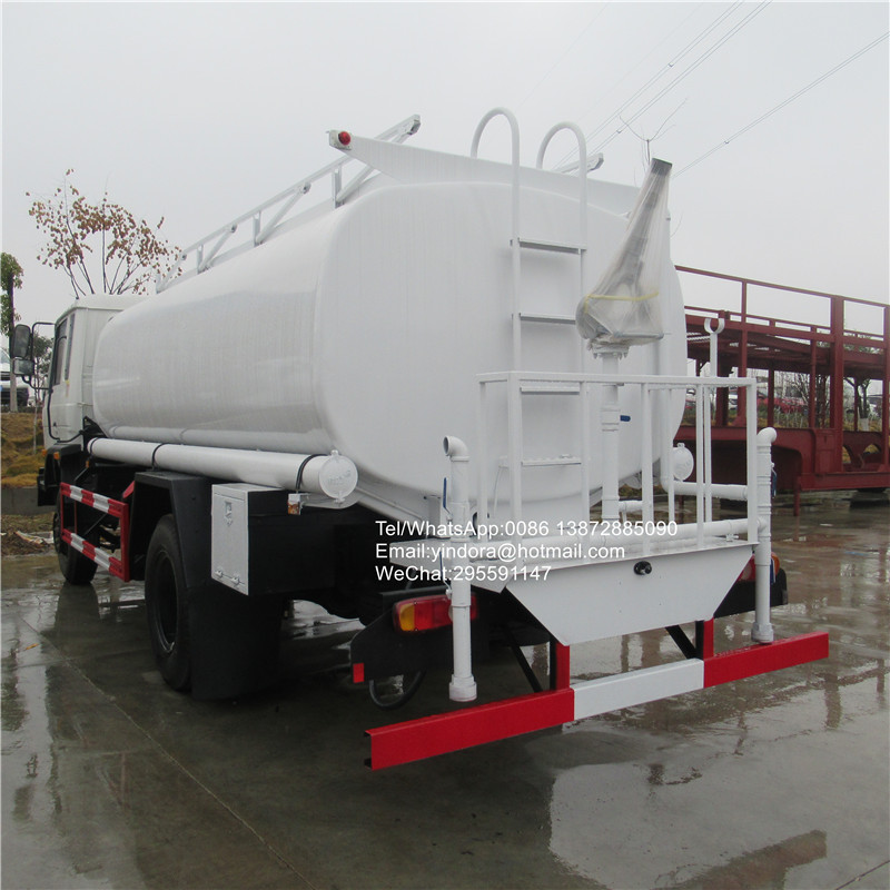 High quality 10,000litres 12000litres water tanker  water bowser with pump