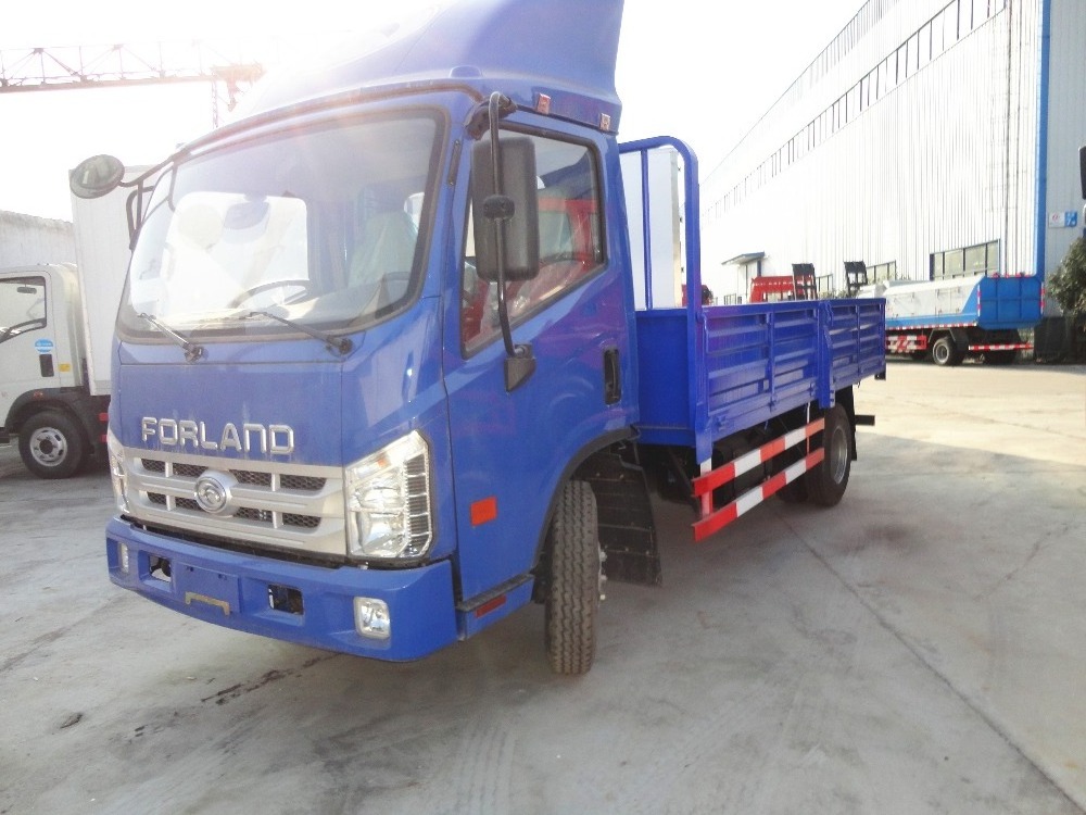 Foton forland right hand drive small 4 ton light duty cargo lorry truck price