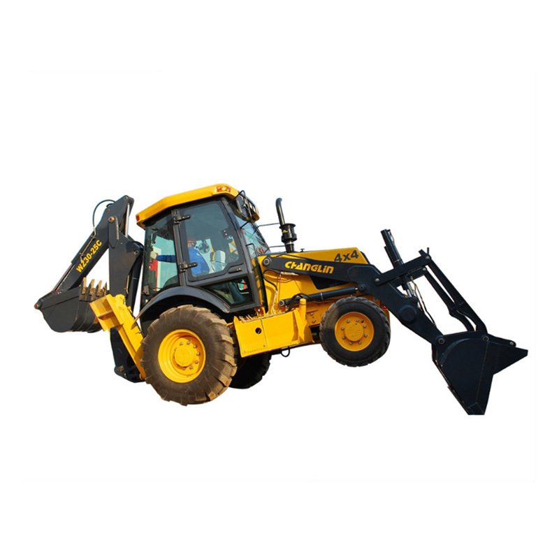 Acntruck 2023 New China Manufacturer Garden Tools 112Hp engine Diesel Engine Mini Wheel Backhoe Loaders Trencher for sale