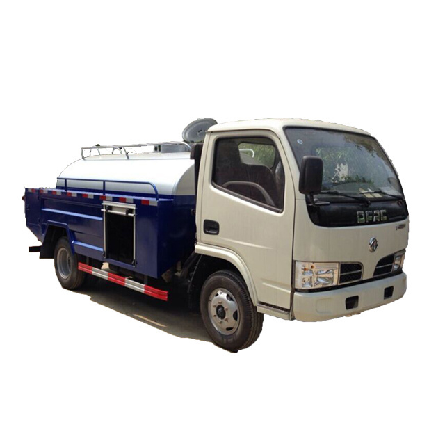 for Canada 1.5 tons 1.55m3 stainless steel water tank truck 5000 L 4x4