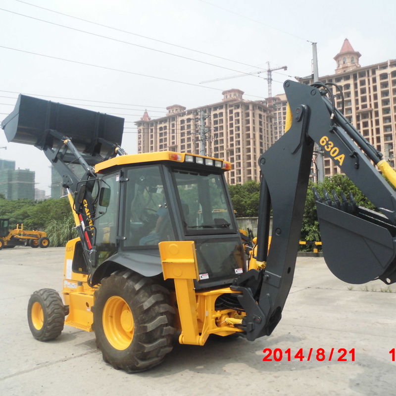 Acntruck 2023 New China Manufacturer Garden Tools 112Hp engine Diesel Engine Mini Wheel Backhoe Loaders Trencher for sale