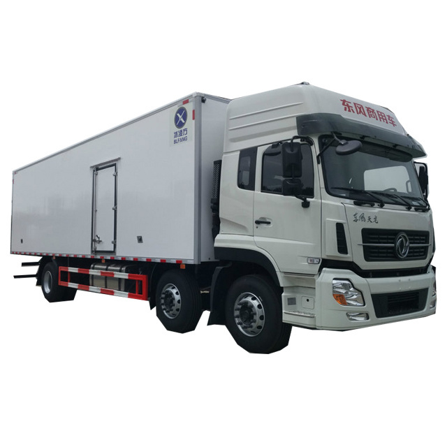 China Excellent Quality DONGFENG 8x4 Professional Refrigerated Closed Van Truck in Philippines